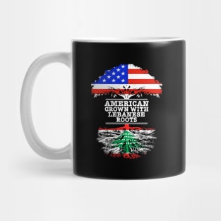 American Grown With Lebanese Roots - Gift for Lebanese With Roots From Lebanon Mug